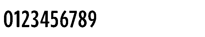 Forley Compressed Medium Font OTHER CHARS