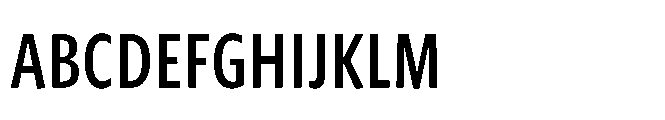 Forley Compressed Medium Font UPPERCASE
