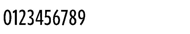 Forley Compressed Regular Font OTHER CHARS