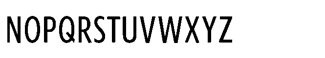 Forley Compressed Regular Font UPPERCASE