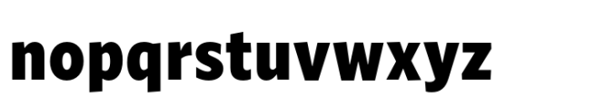 Forley Condensed Black Font LOWERCASE