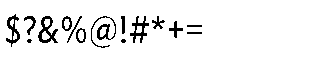 Forley Condensed Regular Font OTHER CHARS