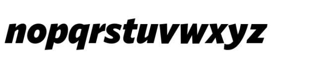 Forley Display Black Italic Font LOWERCASE