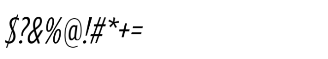 Forley Display Cm Light Italic Font OTHER CHARS