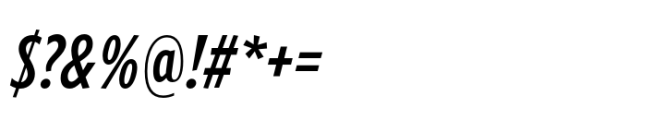 Forley Display Cm Md Italic Font OTHER CHARS