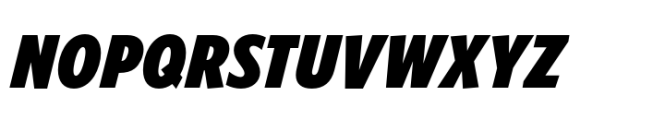 Forley Display Cm XBlk Italic Font UPPERCASE