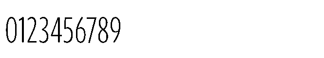 Forley Display Compressed ExtraLight Font OTHER CHARS