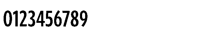 Forley Display Compressed Medium Font OTHER CHARS