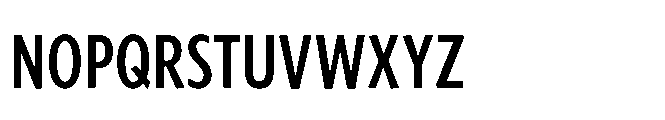 Forley Display Compressed Medium Font UPPERCASE