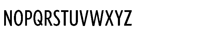 Forley Display Compressed Regular Font UPPERCASE