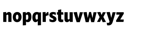 Forley Display Condensed Extrabold Font LOWERCASE