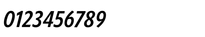 Forley Display Condensed Md Italic Font OTHER CHARS