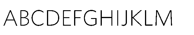 Forley Display ExtraLight Font UPPERCASE