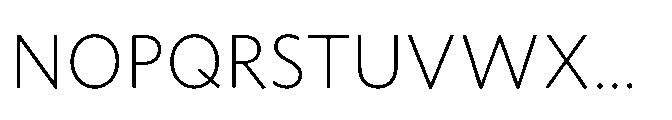 Forley Display ExtraLight Font UPPERCASE