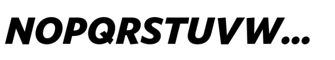 Forley Display Extrabold Italic Font UPPERCASE