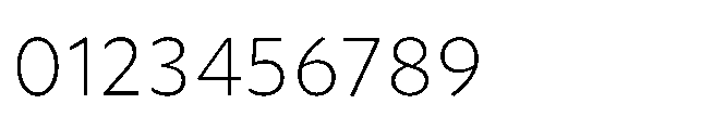 Forley ExtraLight Font OTHER CHARS