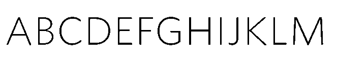 Forley ExtraLight Font UPPERCASE
