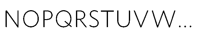 Forley ExtraLight Font UPPERCASE