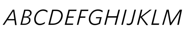 Forley Light Italic Font UPPERCASE