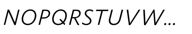 Forley Light Italic Font UPPERCASE