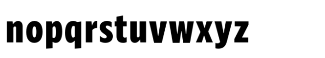 Forley Micro Cm Black Font LOWERCASE