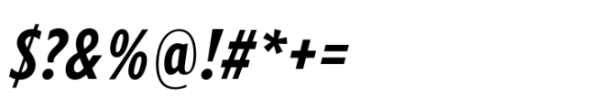 Forley Micro Cm Bold Italic Font OTHER CHARS