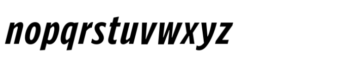 Forley Micro Cm Bold Italic Font LOWERCASE