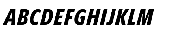 Forley Micro Cm Extrabold Italic Font UPPERCASE