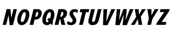 Forley Micro Cm Extrabold Italic Font UPPERCASE