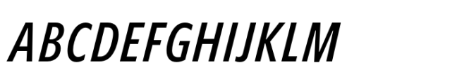 Forley Micro Cm Md Italic Font UPPERCASE