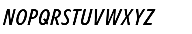 Forley Micro Cm Md Italic Font UPPERCASE