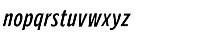 Forley Micro Cm Md Italic Font LOWERCASE