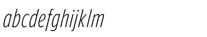 Forley Micro Cm XLt Italic FONT