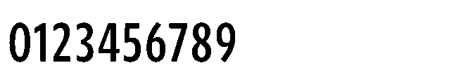 Forley Micro Compressed Medium Font OTHER CHARS