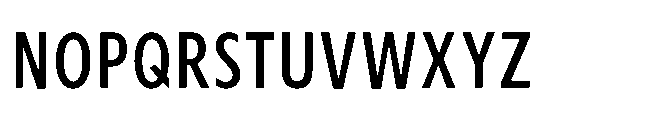 Forley Micro Compressed Medium Font UPPERCASE