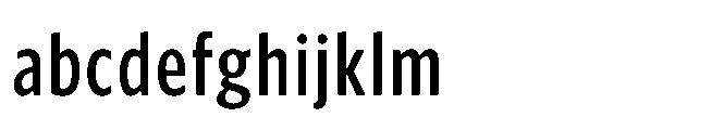 Forley Micro Compressed Medium FONT