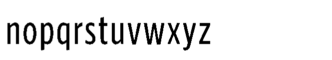 Forley Micro Compressed Regular Font LOWERCASE