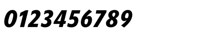 Forley Micro Condensed Extrabold Italic Font OTHER CHARS