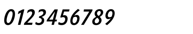 Forley Micro Condensed Md Italic Font OTHER CHARS