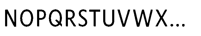 Forley Micro Condensed Regular Font UPPERCASE
