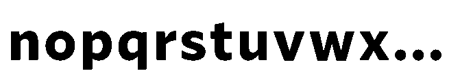 Forley Micro ExtraBold Font LOWERCASE