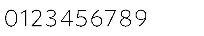 Forley Micro ExtraLight Font OTHER CHARS