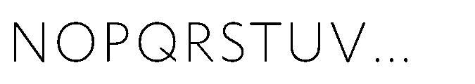 Forley Micro ExtraLight Font UPPERCASE