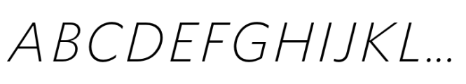 Forley Micro XLt Italic Font UPPERCASE