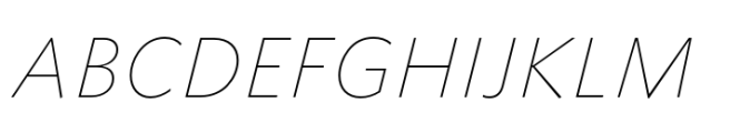 Forley Th Italic Font UPPERCASE