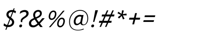 Forley Variable Italic Font OTHER CHARS