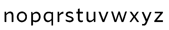 Forley Variable Regular Font LOWERCASE
