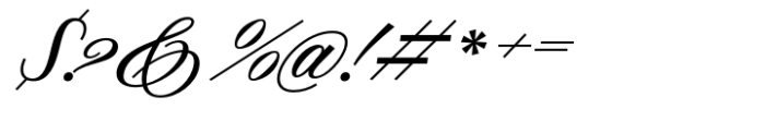 Formale Script Bold Italic Font OTHER CHARS