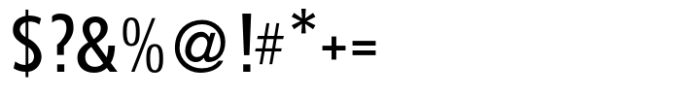 Formalia MF Condensed Regular Font OTHER CHARS