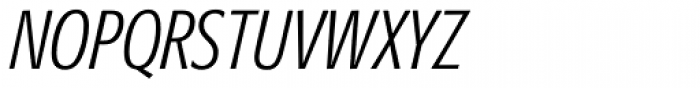 Formata BQ ExtraCond Light Italic Font UPPERCASE